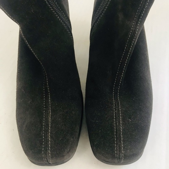 La Canadienne Waterproof Brown Suede Ankle Booties - Size 6 - Picture 4 of 8